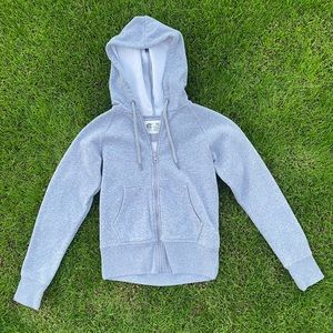 champion zip-up hoodie, size xs